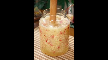 Làm nước ép táo lên men tại nhà