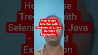 How to use TreeMap with selenium and Java #automationtesting #interviewquestions #programming
