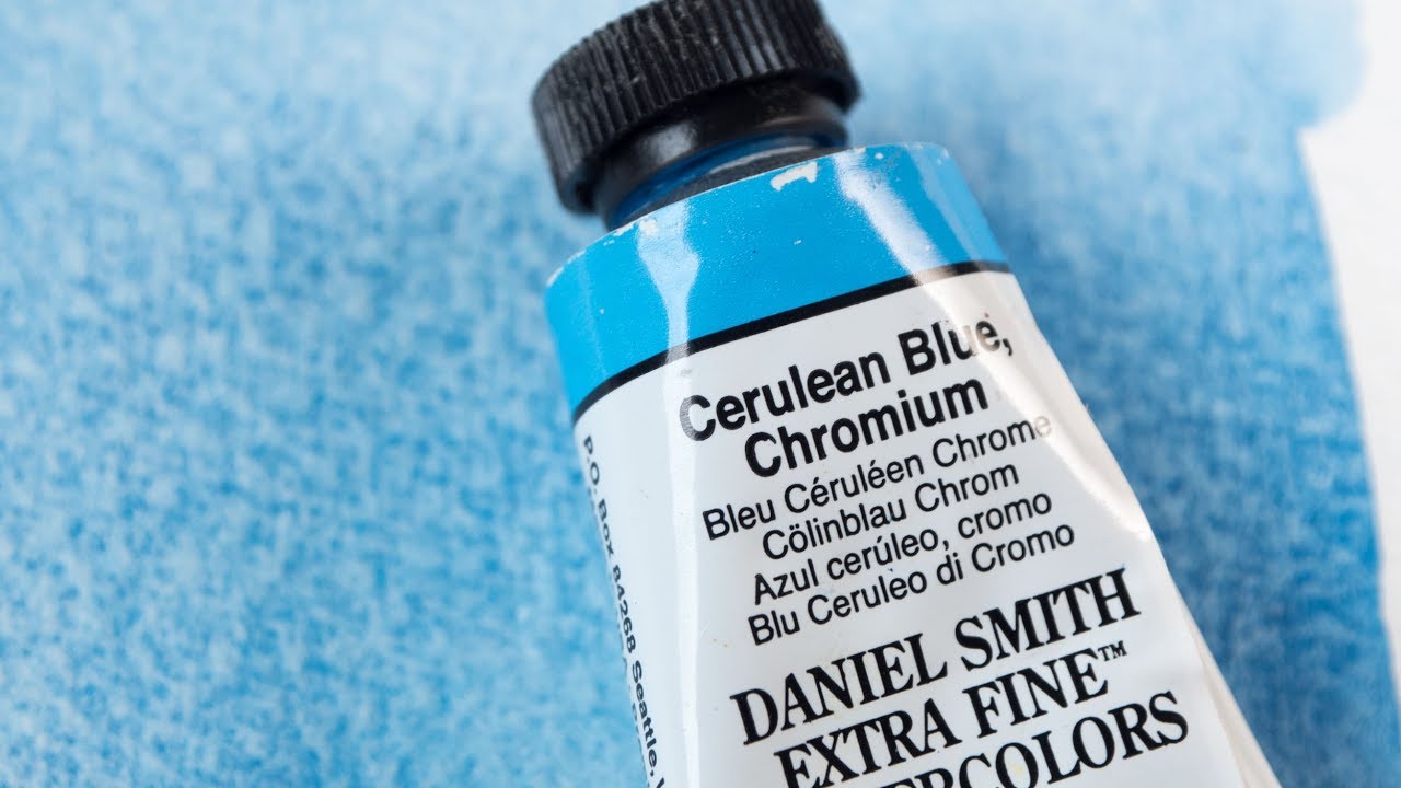 Cerulean Blue Chromium (PB36) (Daniel Smith) - YouTube