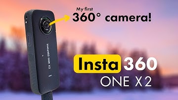 Insta360 One X2 // First time using a 360° camera in the real world! ⛷Getting started & ski b-roll