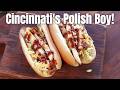 Best Hot Dog In Cincinnati? | Polish Boy Sandwich On The Lone Star Grill!