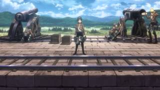 Shingeki No Kyojin (Attack On Titan) Episode 4 ending scene - The collosal titan attacks