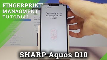 How to Add Fingerprint to SHARP D10 - Screen Protection