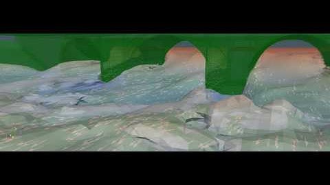 3-D modelling of Bridge Afflux using Open FOAM