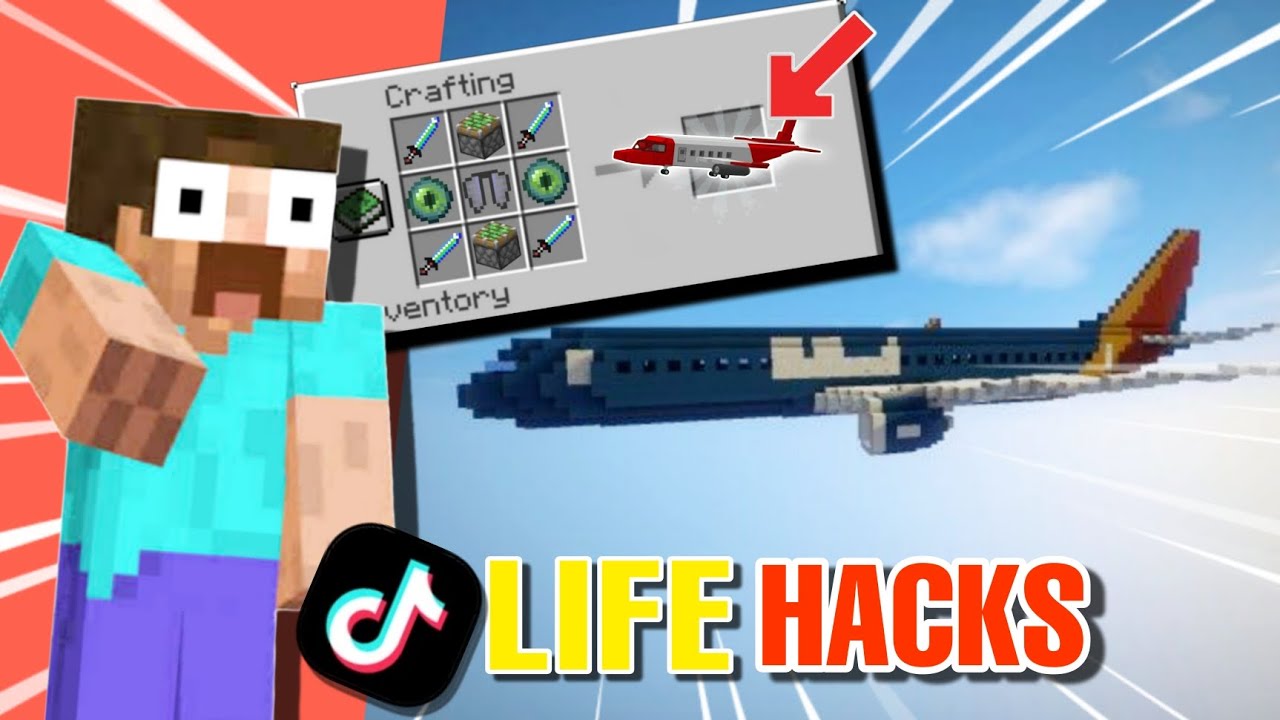 TRYING VIRAL TIK TOK HACKS IN MINECRAFT MOBILE/PE  😱 | Chintu The legend
