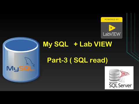 LabVIEW MySQL #tamil