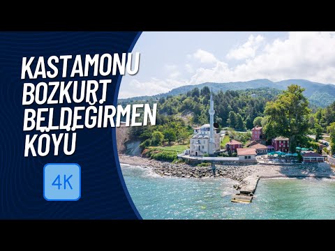 4K Drone Çekimi - Kastamonu Bozkurt Beldeğirmen Köyü