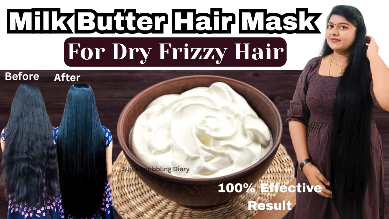😱World Best DIY Hair Mask for DRY, FRIZZY & DAMAGED Hair | Get Long Strong Healthy & Frizz free hair