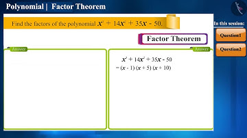 Factor Theorem | Part 2/3 | English | Class 9