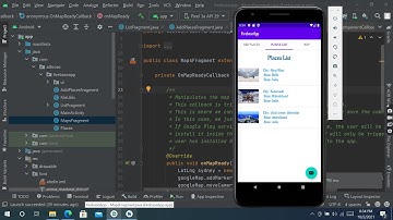 Part9#  Listview Adapter Setup , Show Places on Google map from Firebase Database Android Studio