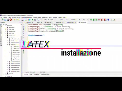 Video: Come posso scrivere in LaTeX in Windows?