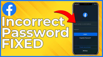 How To FIX Facebook Incorrect Password - Try Again