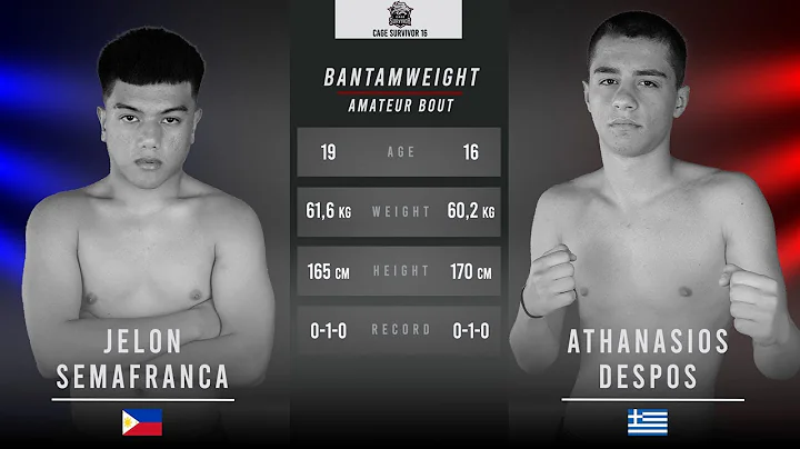 Cage Survivor 16: Jelon Semafranca vs. Athanasios ...