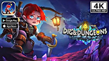 Dig&Dungeons || Android - iOS 4K 60fps Gameplay