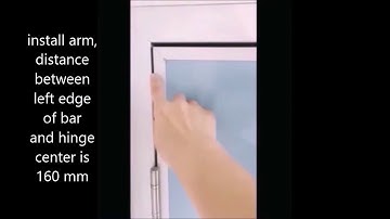 Olide Automatic swing door opener SW100 install video with Captions