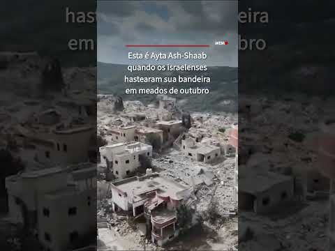 Bandeiras israelenses somem do sul do Líbano após acordo de cessar-fogo