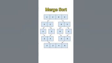 Merge Sort Algorithm In Data and File Structure #mergesort #sorting #sort #algorithm #dsa