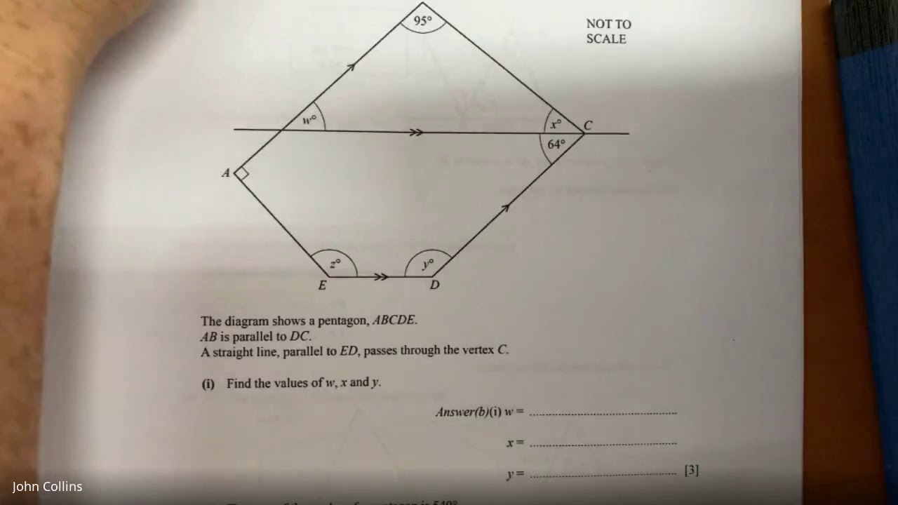 IGCSE Core - Answers to Geometry and Measurement Practice Test - YouTube