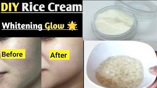 Japanese rice cream for Skin Whitening,Removes dark skin ,pigmentation | How to make rice cream