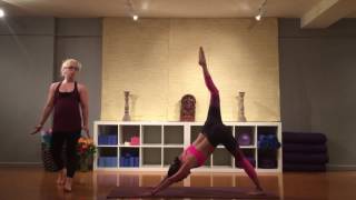 Fyss Yoga Poses Downward Dog Warrior 1