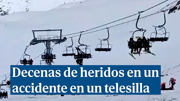 Decenas de heridos, algunos graves y muy graves, en un telesilla de la estación de esquí de Astún