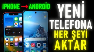 Yeni Telefona Her Şeyi Aktarma | iPhone Telefondan Android'e Veri Aktarımı Resimi