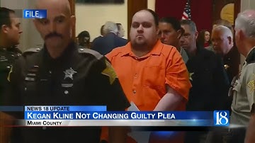 Kegan Kline not changing guilty plea