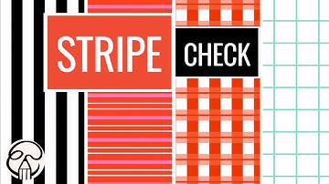 Stripes & Checker Pattern Design - How to make pattern in Photoshop