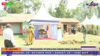 Procession of Mwalimu Simon Ombajo Misava