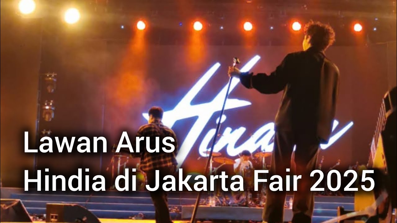 Hindia live at Jakarta Fair 2025
