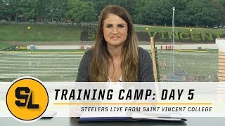 Practice Report from Day 5 of Pittsburgh Steelers Training Camp