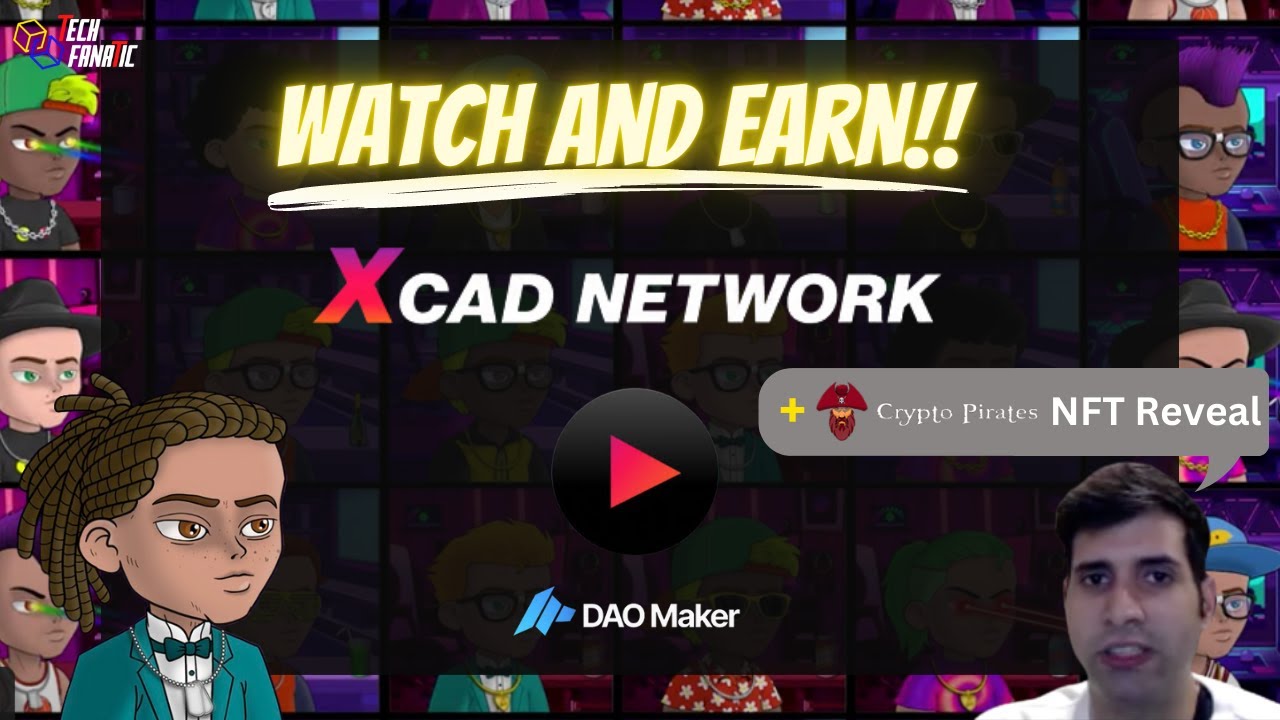 XCAD Play Full guide on how to Watch and Earn with Nerd NFTs + Crypto