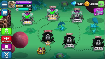 Tiny Gladiators Alien Invasion - All Levels & Final Boss