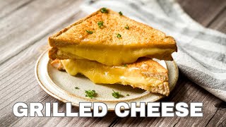 Crispy Air Fryer Grilled Cheese Sandwich | Easy \& Delicious!