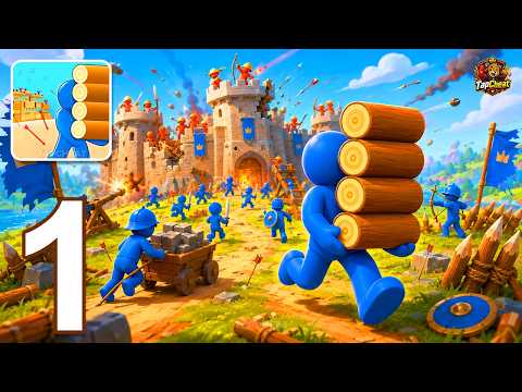 Stack Build IO Brick Castle - Gameplay Walkthrough Part 1 (Android, iOS)