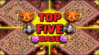 TOP 5 Best CWL and WAR Base Layouts with Link TH16 | NEW Anti Spam META Bases in Clash of Clans