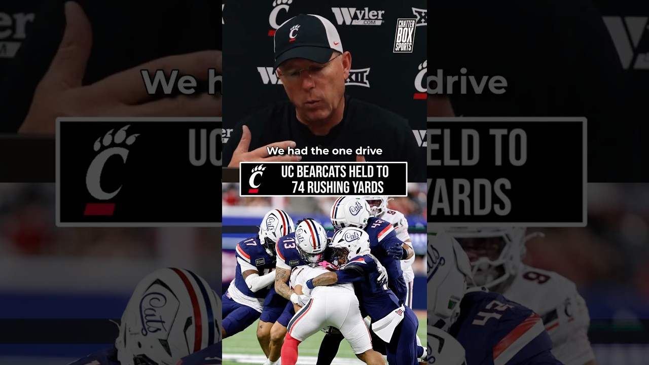 Scott Satterfield Explains What Went Wrong With Cincinnati’s Run Game vs. Arizona #Bearcats