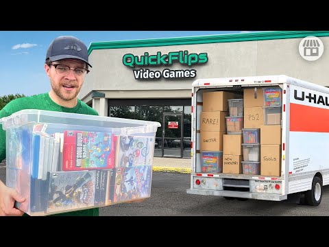 Moving In To Our New Video Game Store!
