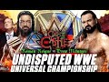 WWE 2K22 GAME CC EMULATOR android gameplay | Roman Reigns vs Drew McIntyre |