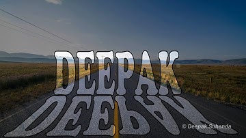 Light Text Effect - Glowing Text Effect - Photoshop Tutorial #deepaksuhanda #pstouch #photoshop