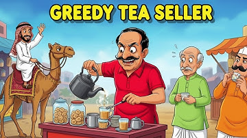 The Greedy Tea Seller |  Learn English | English Stories | English Animated Stories | Moral Stories