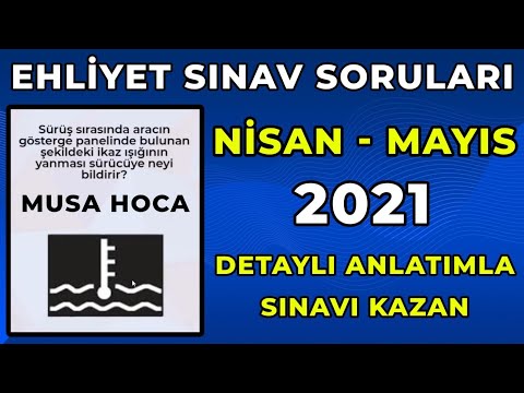 ÇIKMIŞ EHLİYET SORULARI