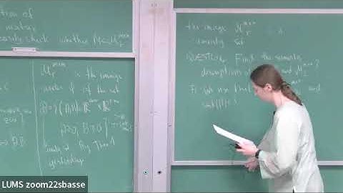 CIMPA@LUMS (Lecture 4) : Kaie Kubjas (Aalto University) , Geometry of Nonnegative Matrix Rank