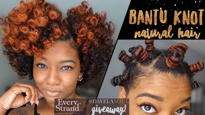 561 - STRAW SET On NATURAL HAIR Style Demo