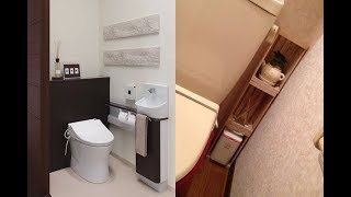 【DIY】100均グッズを使った「トイレ」のおしゃれな手作りインテリアアイデア♡～Stylish handmade interior idea of the toilet.