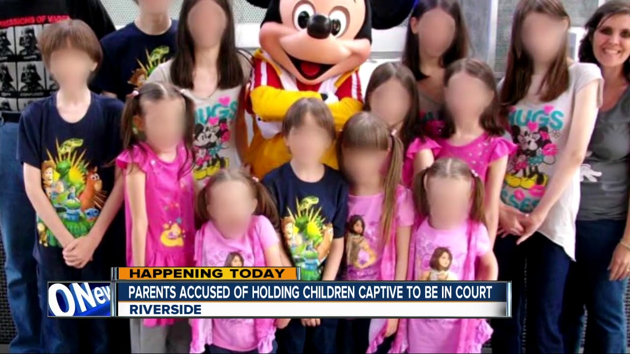 Parents accused of shackling children to appear in court - YouTube