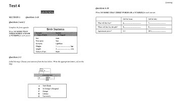 Birth statistics ielts listening with answers 2021 must try..hard one @SquadvisionLearning