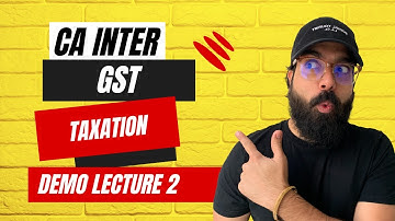 INTER GST DEMO | Day 1 Part 2 Chapter 1 GST in India An Introduction | English | CA Ramesh Soni