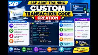 Seesion 21:  SAP ABAP Custom_TCode_Creation