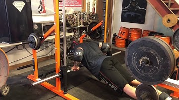 Push up drop set on smith machine